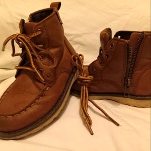 Toddlers leather waterproof boots unisex